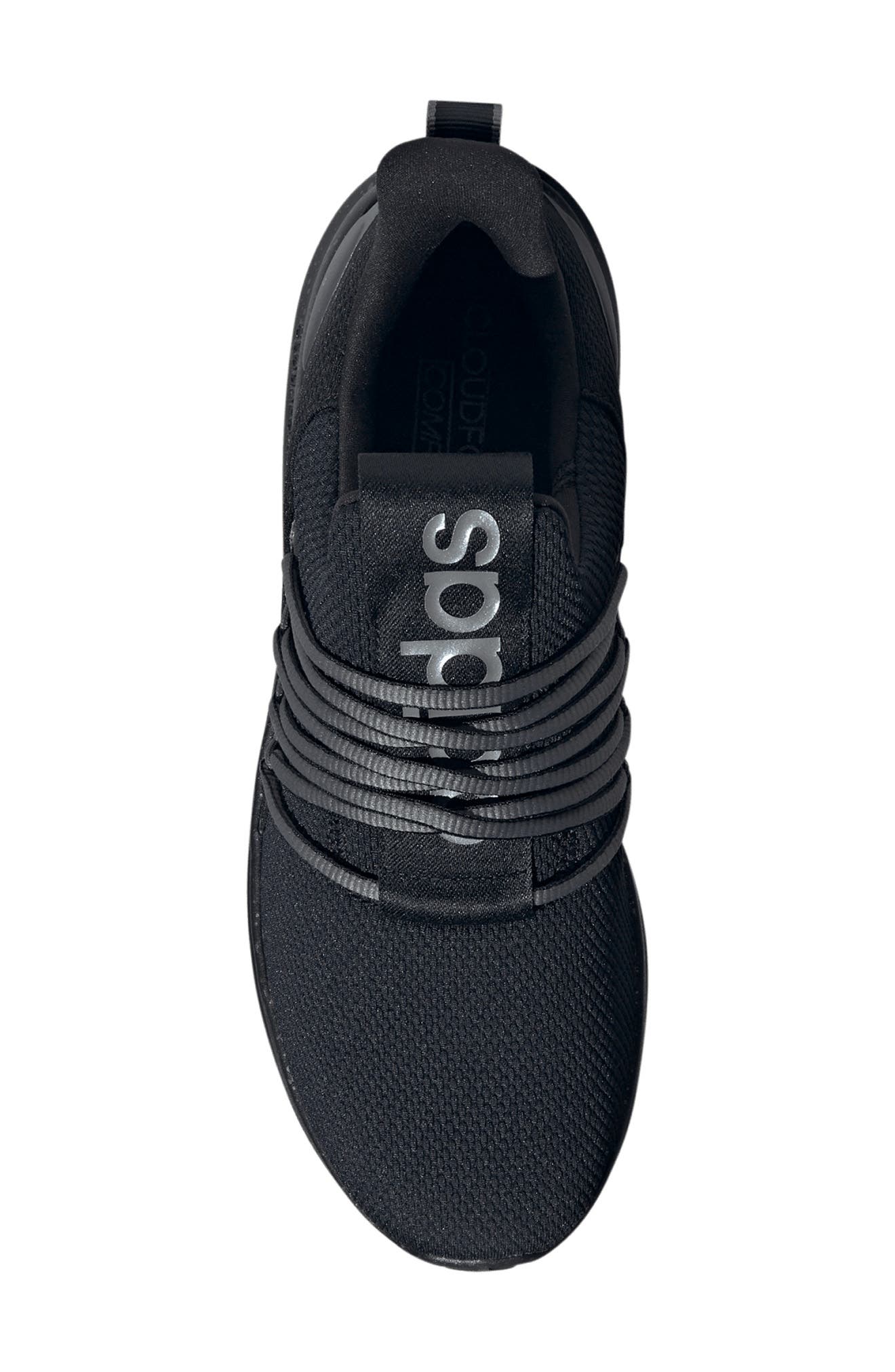 adidas Lite Racer Adapt 7.0 Sneaker, Alternate, color, Black/ White/ Grey