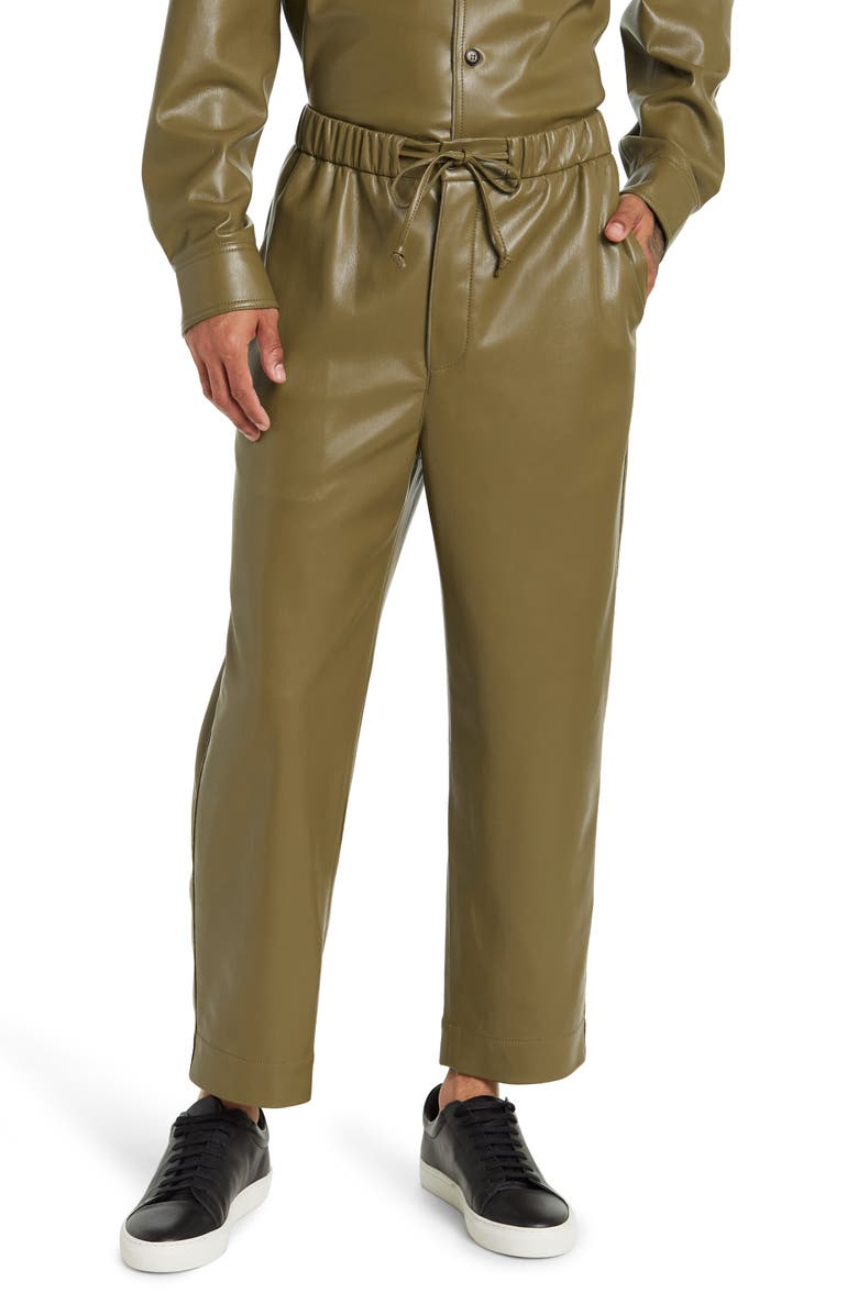 Nanushka Jain Faux Leather Pants, Main, color, 