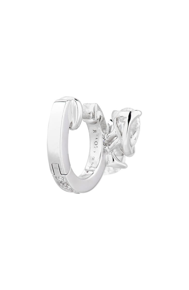 REPOSSI Serti Sur Vide Diamond Single Earring, Alternate, color, White Gold