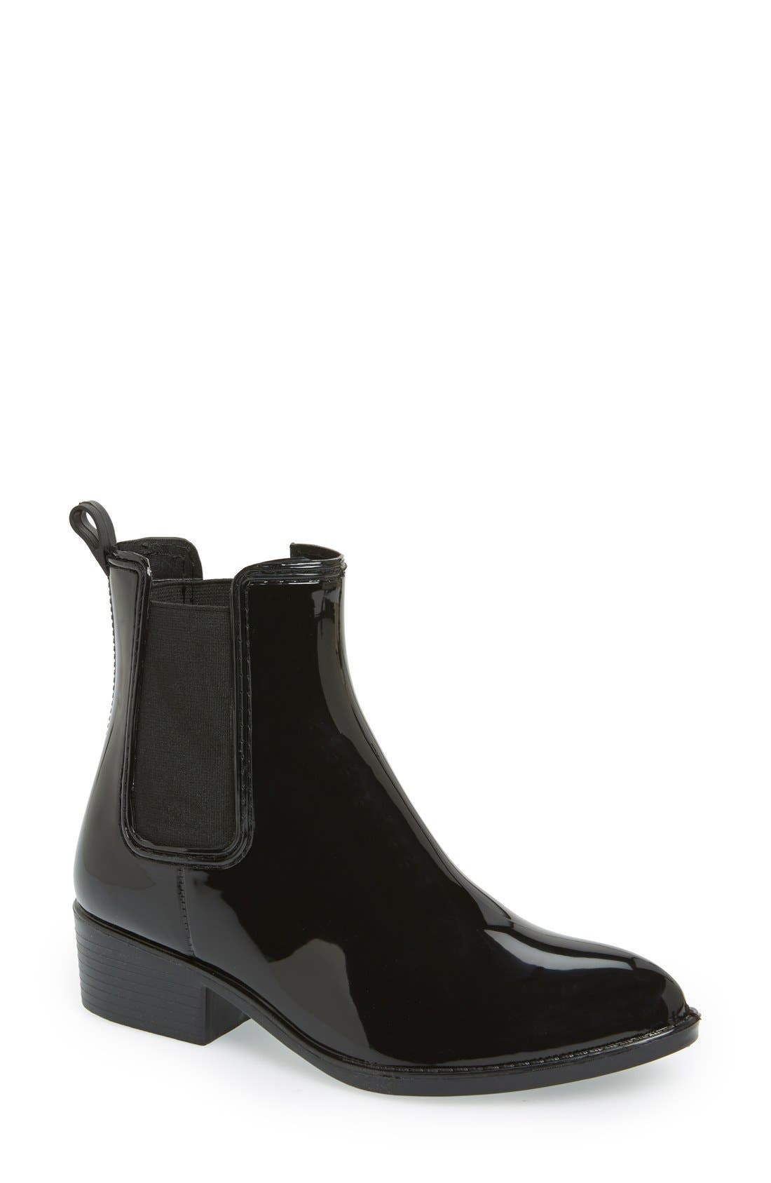 Stormy Rain Boot, Main, color, BLACK
