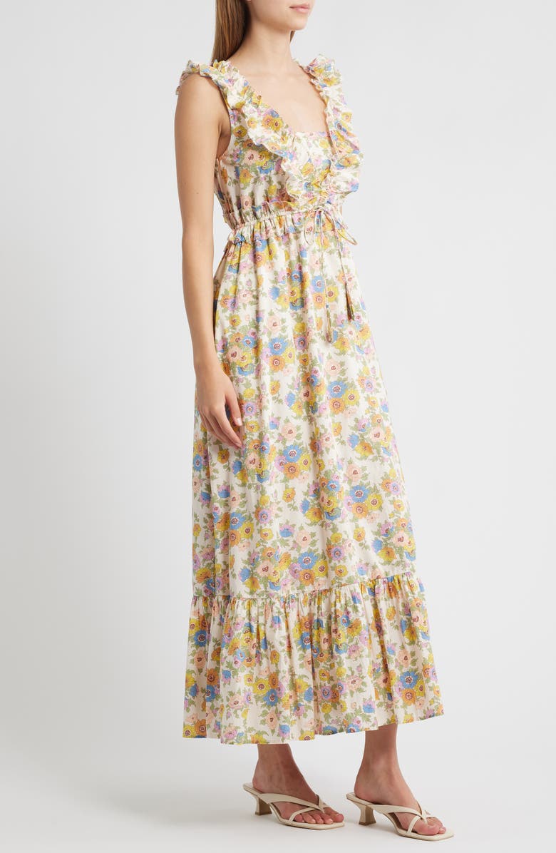 LOVE THE LABEL Penida Floral Cotton Dress, Alternate, color, 