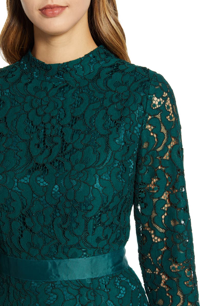 Rachel Parcell Long Sleeve Lace Dress, Alternate, color,