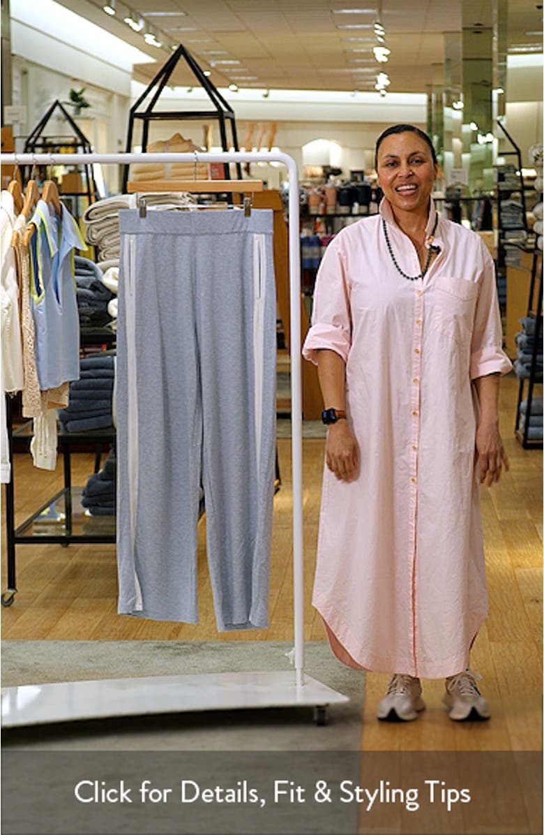 Cloud Terry Side Stripe Varsity Sweatpants, sales video thumbnail