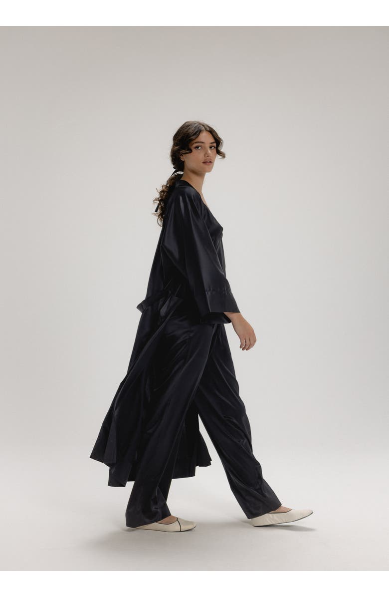 Alas Silk Kimono Robe, Alternate, color,