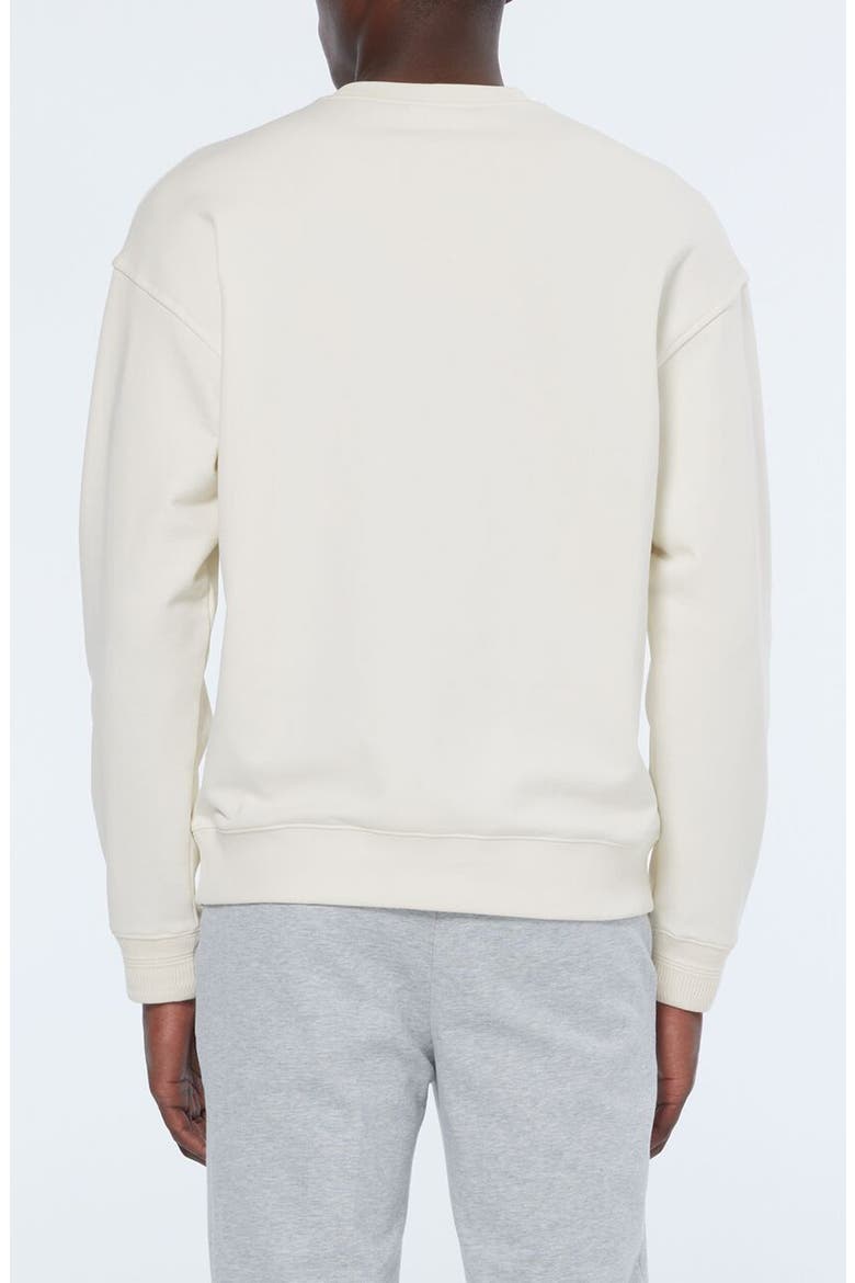 Tennis Embroidered Cotton Graphic Sweatshirt, Alternate, color, SWAN