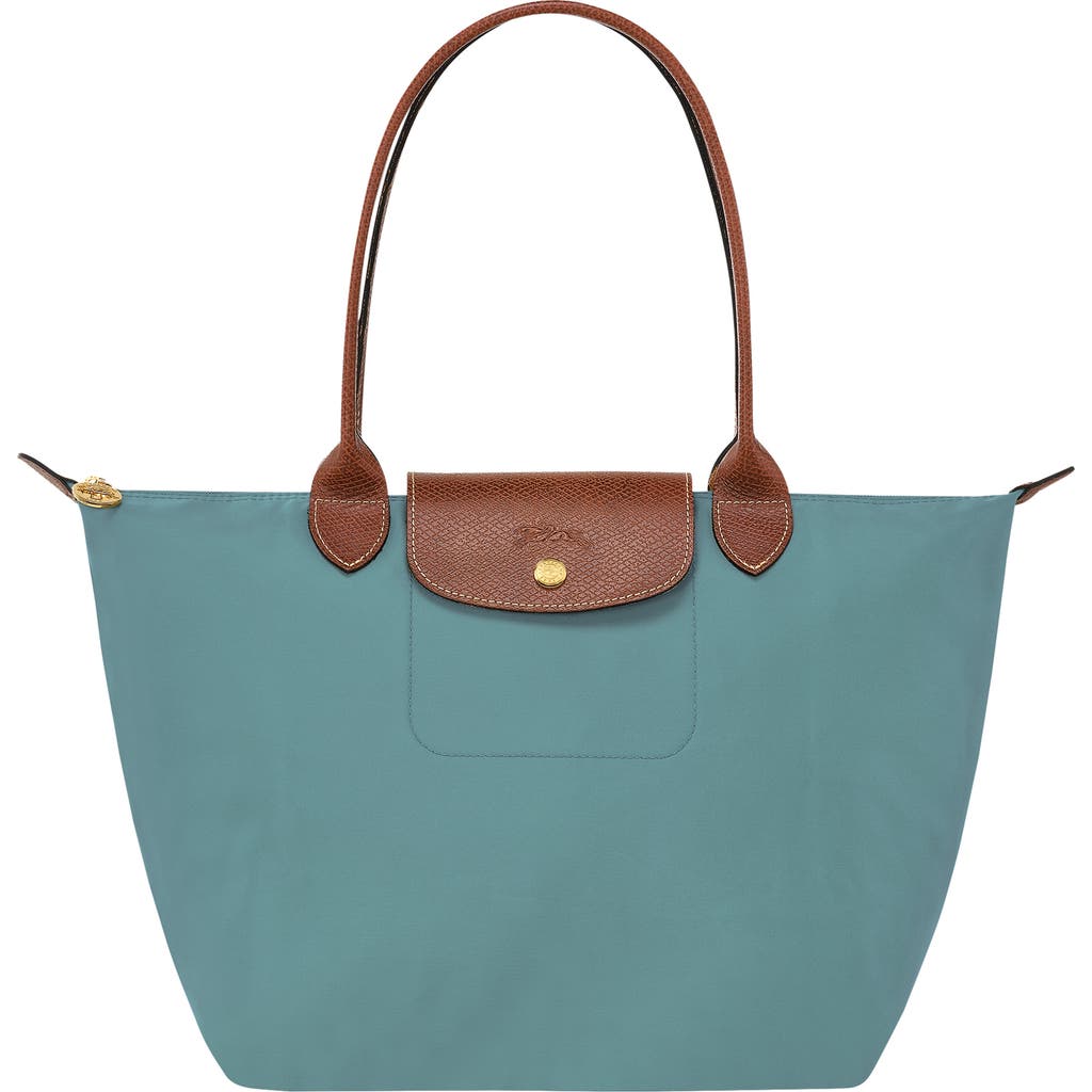 Longchamp Large Le Pliage Tote In Eucalyptus