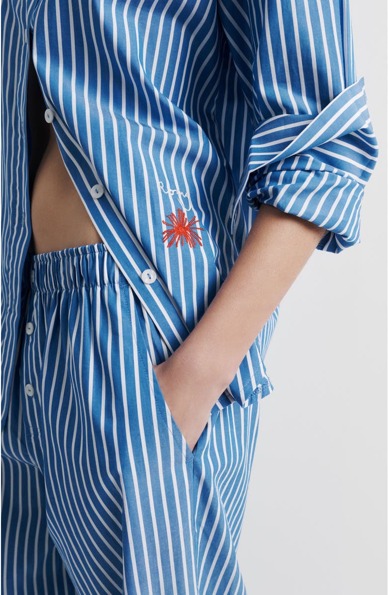 Romy Tara Shirt, Alternate, color, Blue Stripe