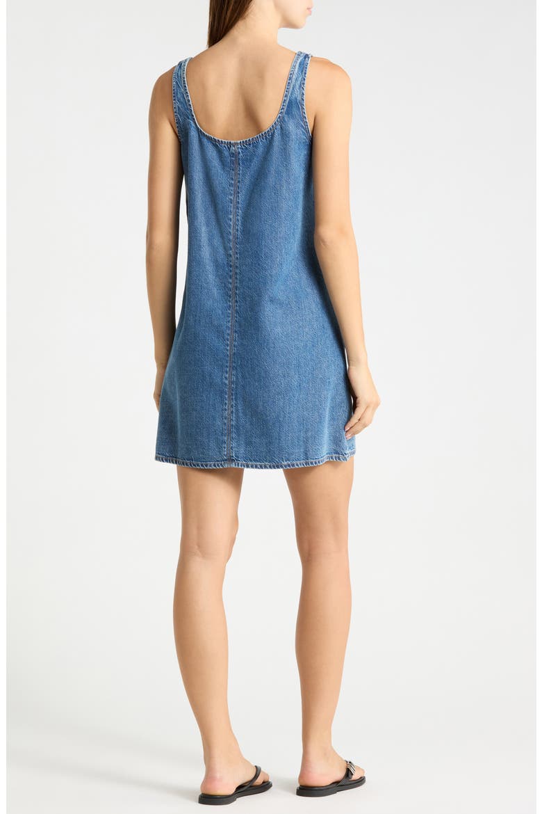 Kiki Sleeveless Denim Minidress, Alternate, color, CLAUDIA