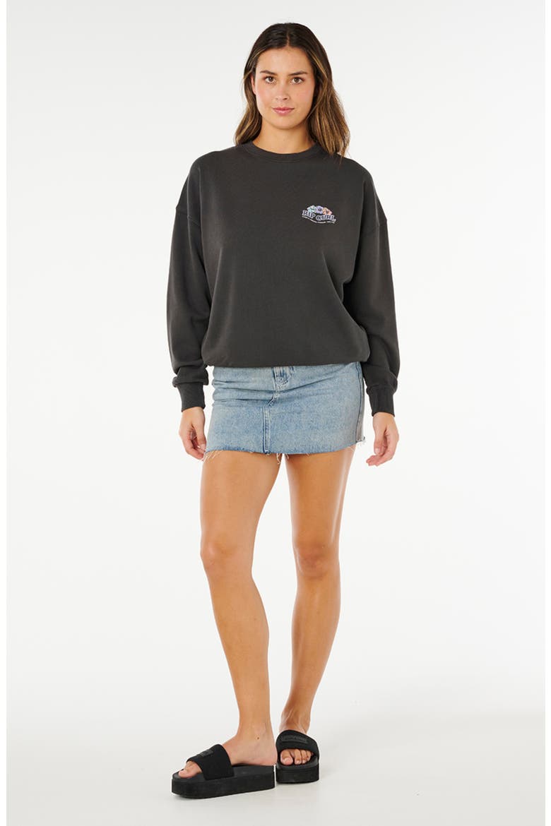 Bells Heritage Graphic Sweatshirt, Alternate, color, WASHED BLACK