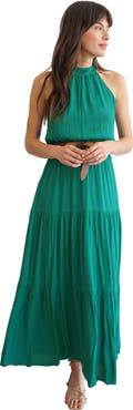 Paneros Clothing Gia Halter Maxi Dress