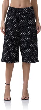 AFRM Conrad Polka Dot Bermuda Shorts