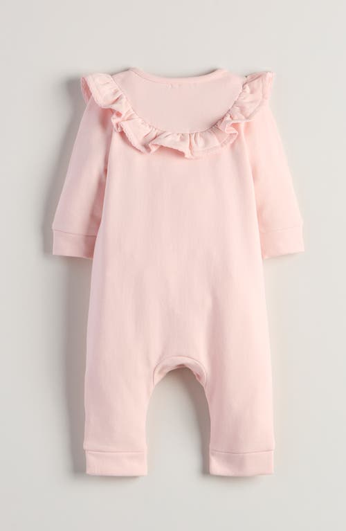 Nordstrom Ruffle Cozy Romper In Pink