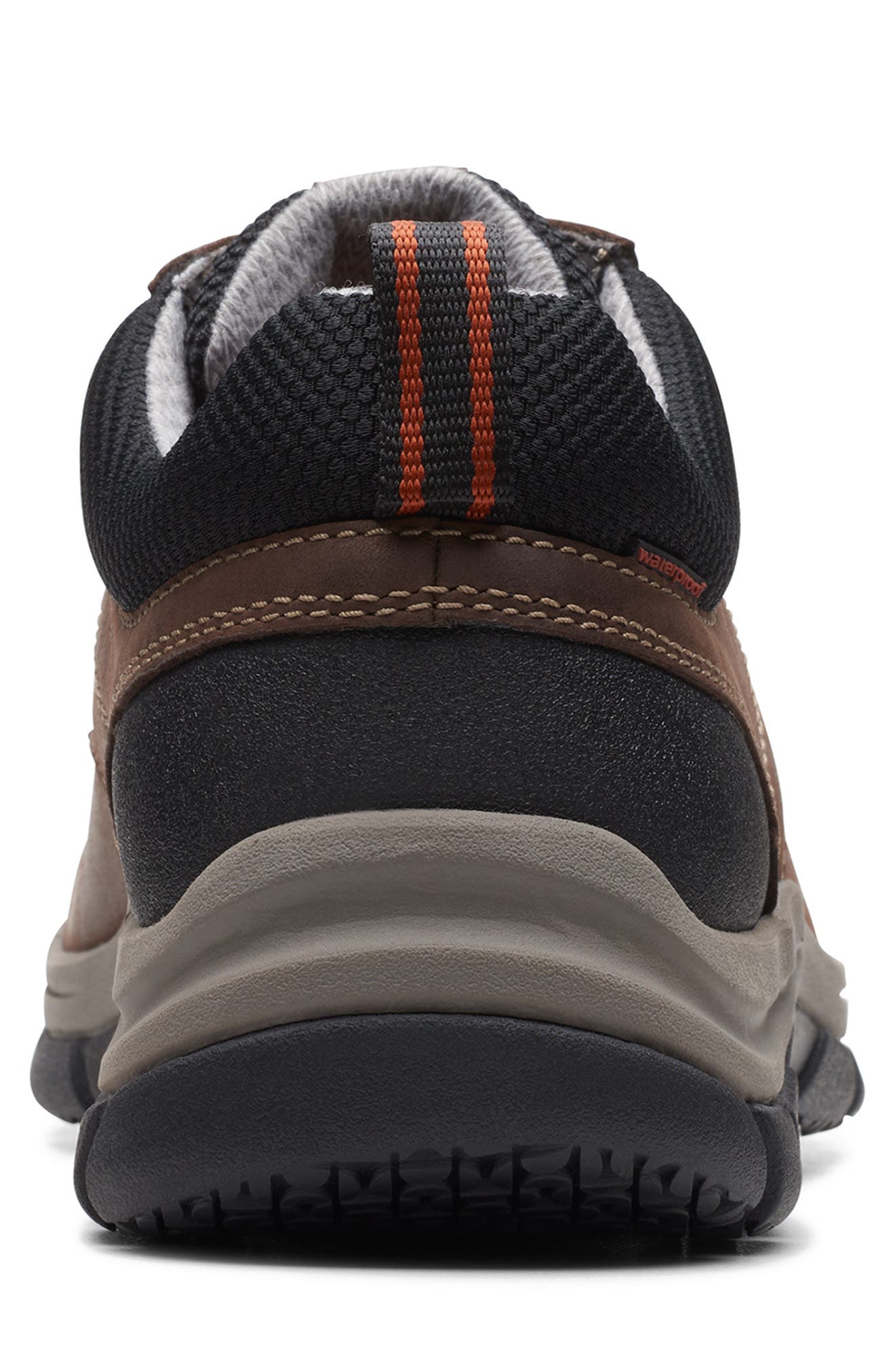 Clarks<sup>®</sup> Walpath Waterproof Low Boot, Alternate, color, Brown Leather