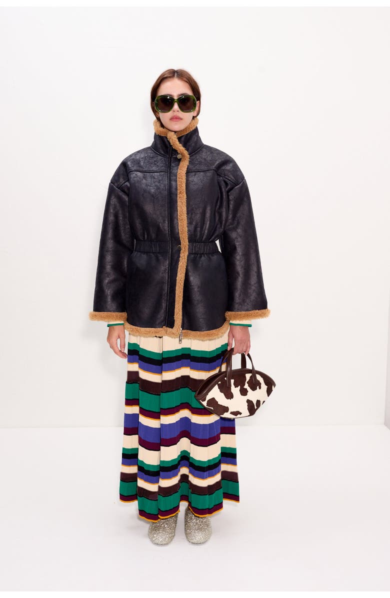 SIMONMILLER Yara Faux Shearling Jacket, Alternate, color,