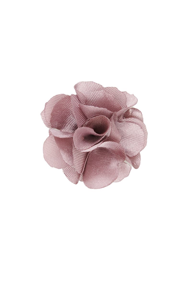 Brooklyn Brigade Men's Flower Lapel Pin, Main, color, Rose Quartz