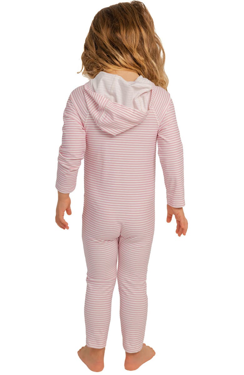 Lake Label Kids' Hooded Long Sleeve One-Piece Rashguard Swimsuit, Alternate, color, 