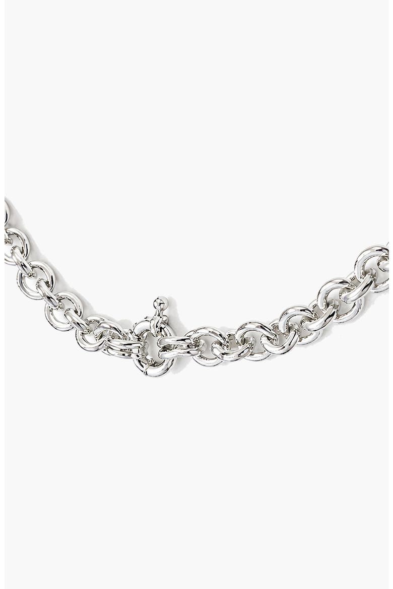 Oto Chain Necklace in Silver, Alternate, color, Silver