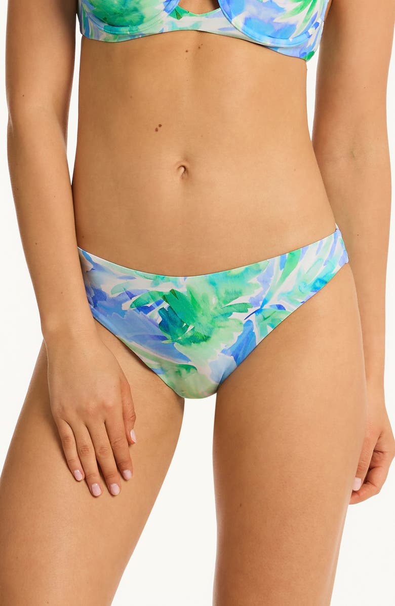 Sea Level Key Largo Cheeky Bikini Bottoms, Main, color,