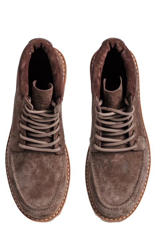 Clae Romare Lugged Apron Toe Boot In Brown
