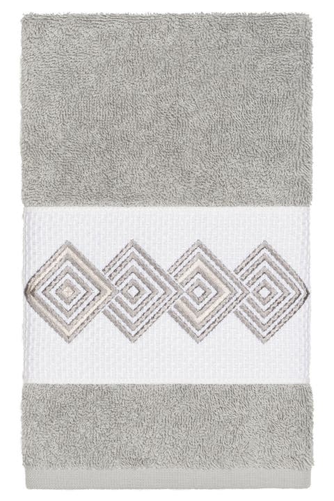Noah 3-Piece Embellished Towel Set - Teal