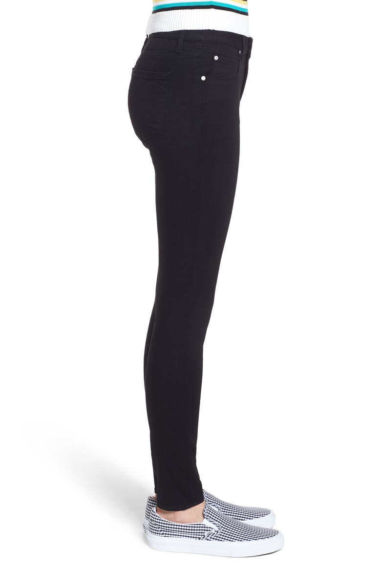 Sarah Skinny Jeans, Alternate, color, BLACK