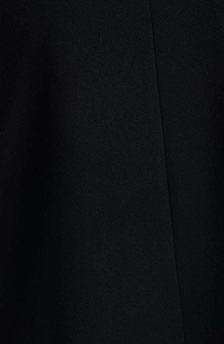 Fleurette Layla Double Breasted Wool Coat, Alternate, color, Black