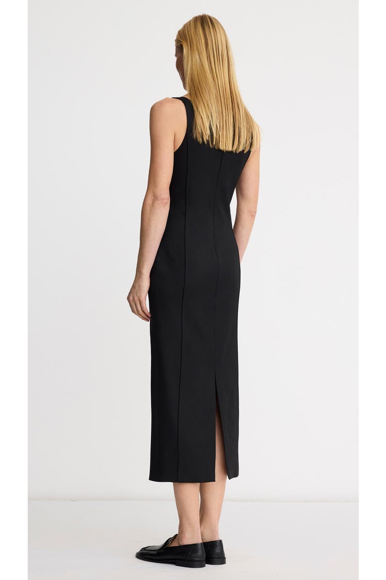 Sabrina Midi Dress, Alternate, color, Deep Black