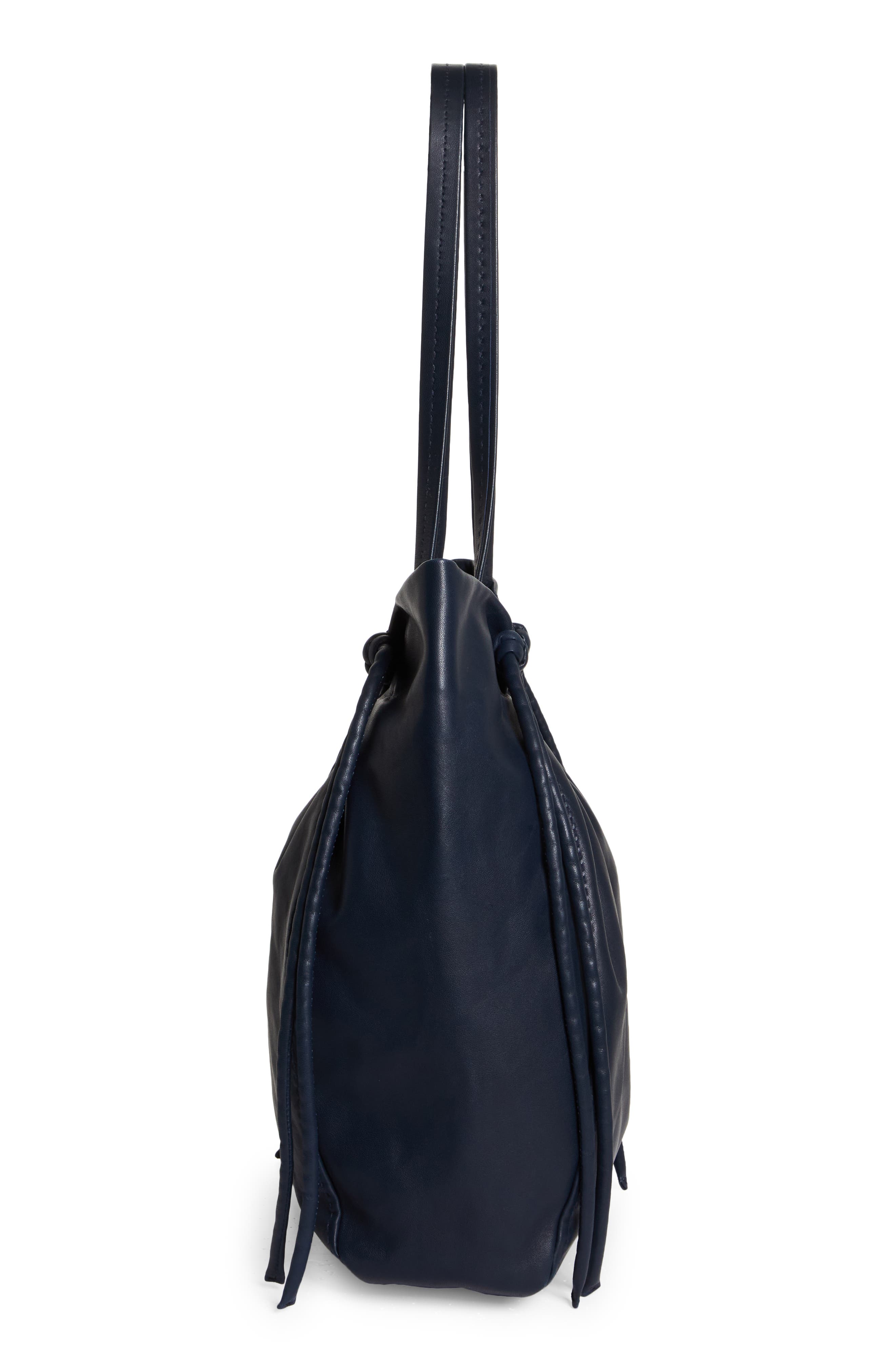 Drawstring Tote, Alternate, color, 410 DARK NAVY