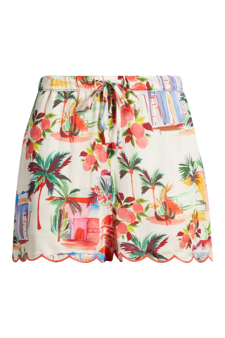 Paloma Resort Drawstring Shorts, Alternate, color, PALMAS PRINT
