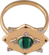 Rachel Roy Stone Round Cocktail Ring