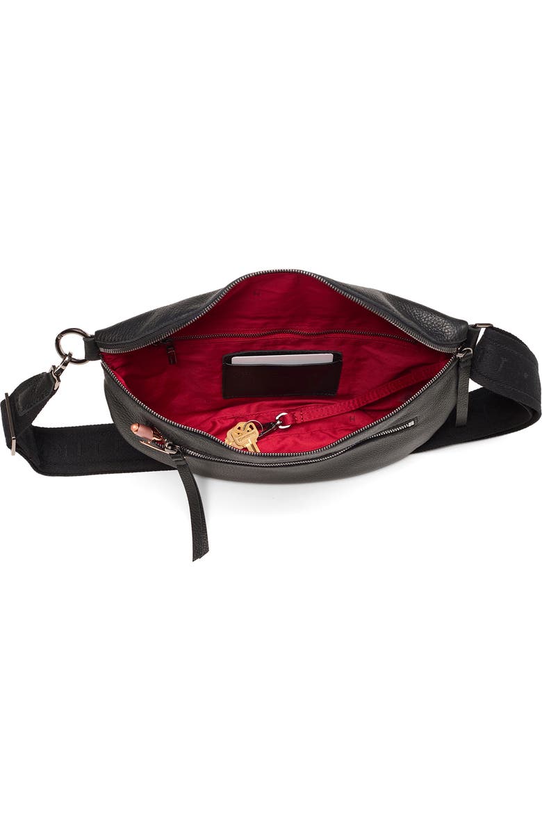 HAMMITT Charles Extra Large Crossbody Bag, Alternate, color, Black/ Gunmetal