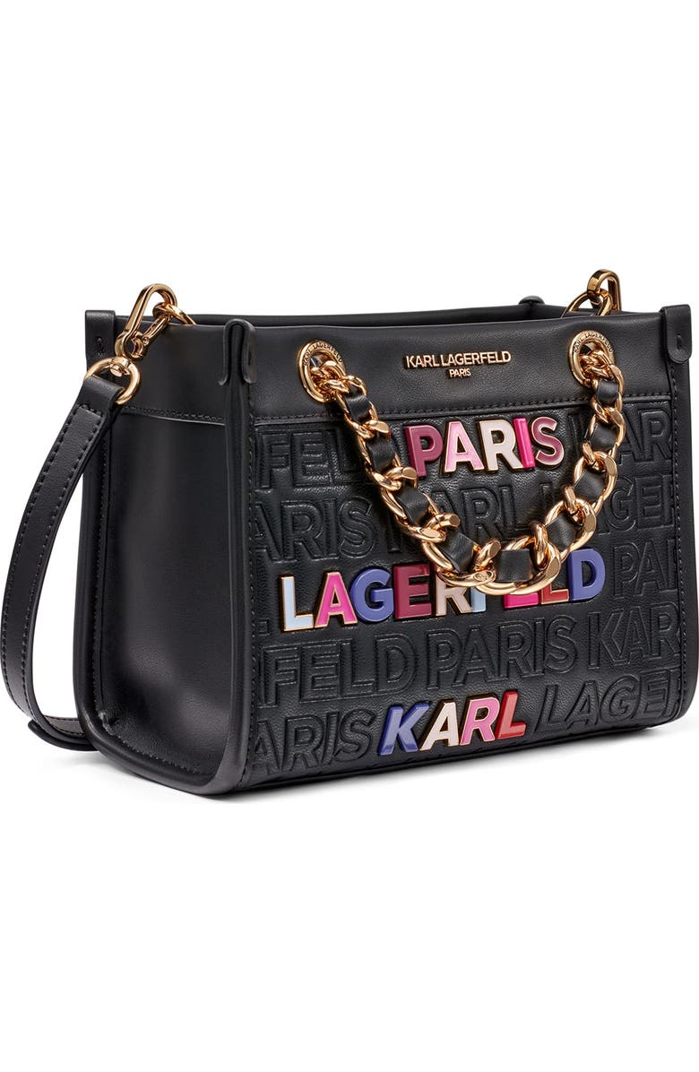 KARL LAGERFELD PARIS Savoie Crossbody, Alternate, color, Black Multi