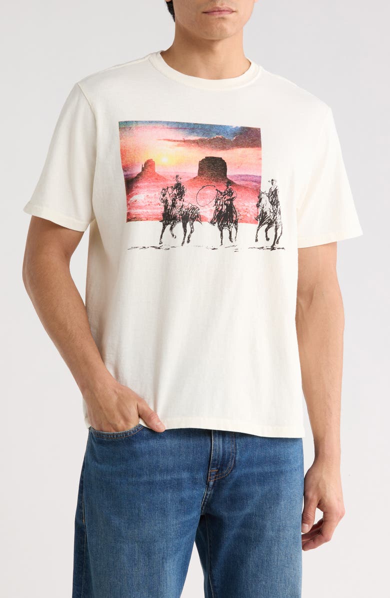 ONE OF THESE DAYS The Day the Rains Came Graphic T-Shirt, Main, color, Bone