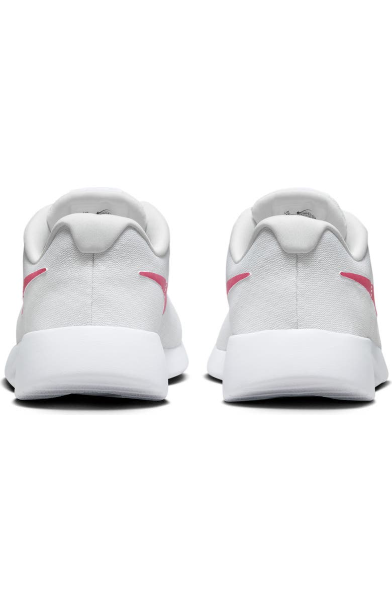 Nike Kids' Tanjun EZ Sneaker, Alternate, color, White/ Volt/ Black/ Pink