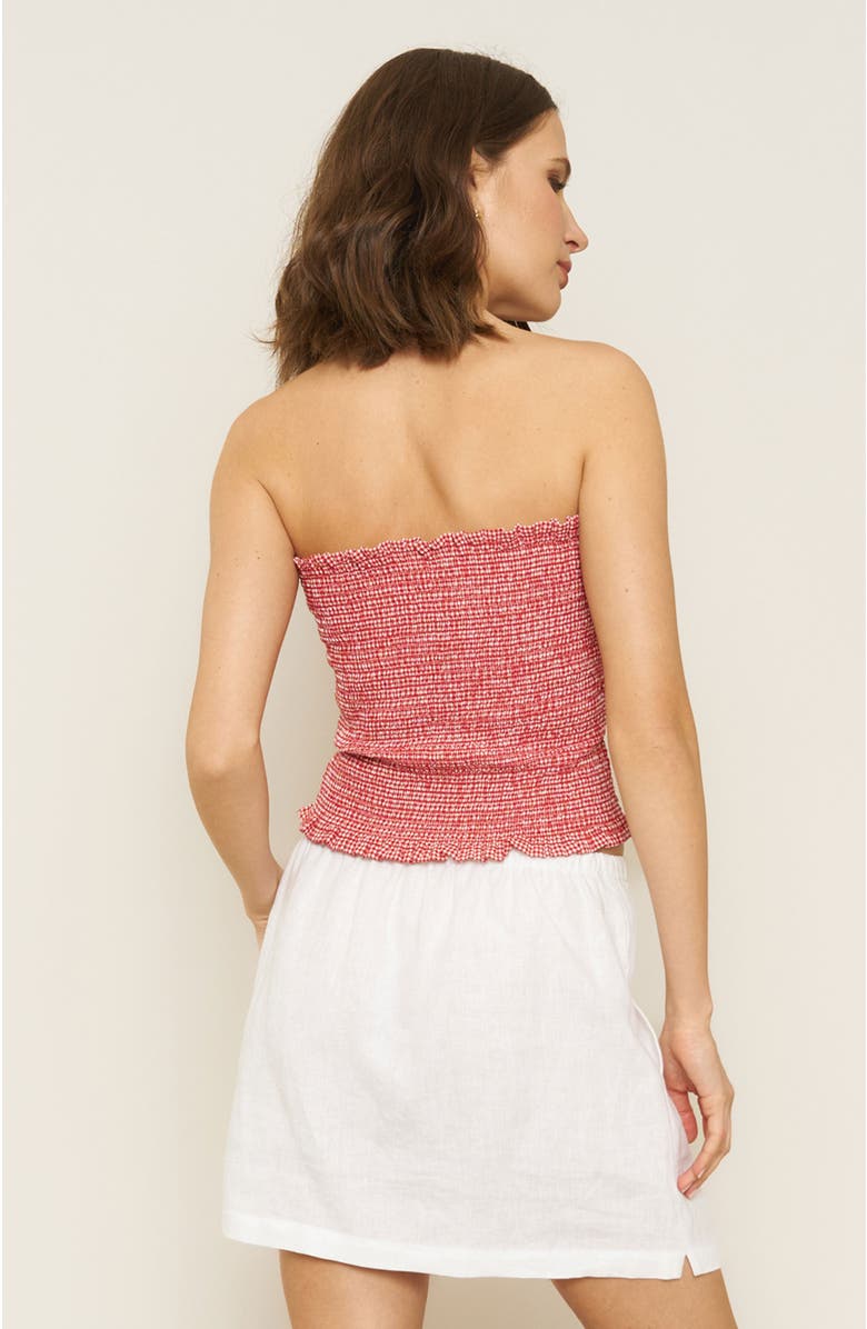 Whimsy + Row Matilda Top, Alternate, color, Red Gingham