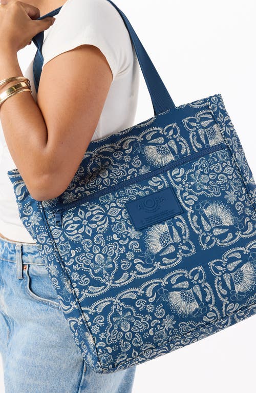 Aloha Collection Rodeo Daily Tote In Blue
