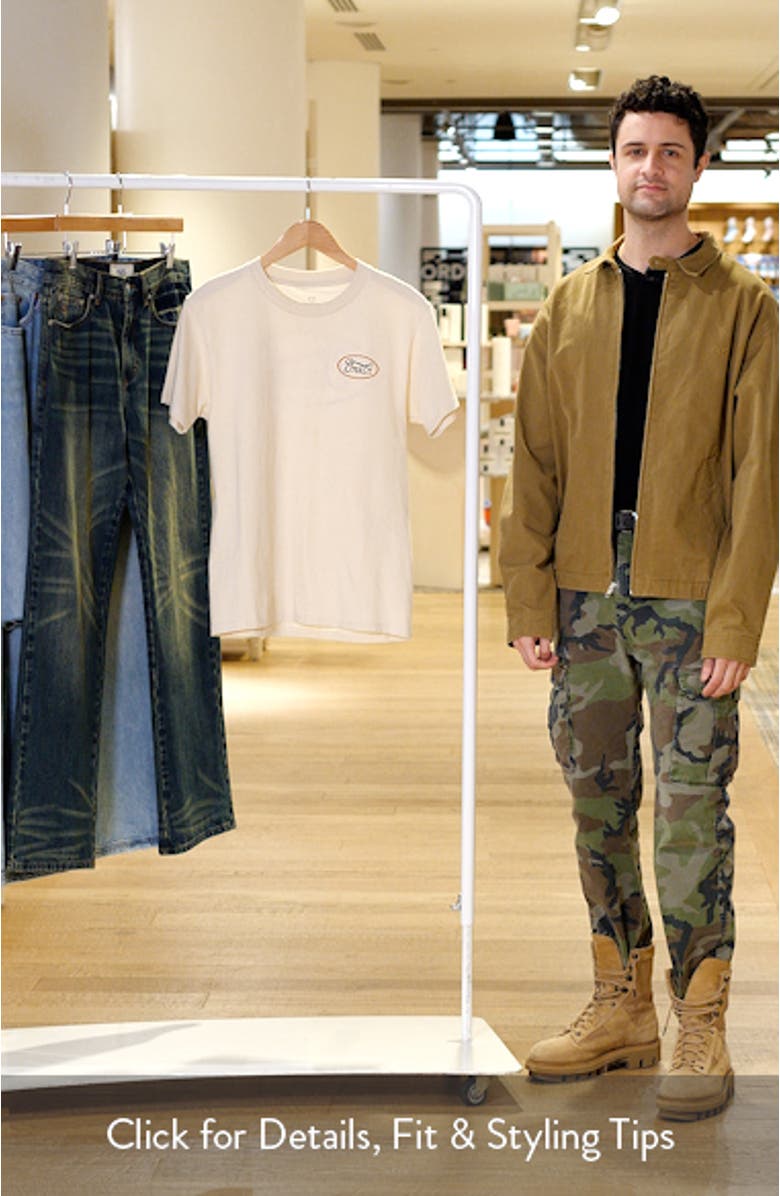 Parsons Logo Cotton Graphic T-Shirt, sales video thumbnail