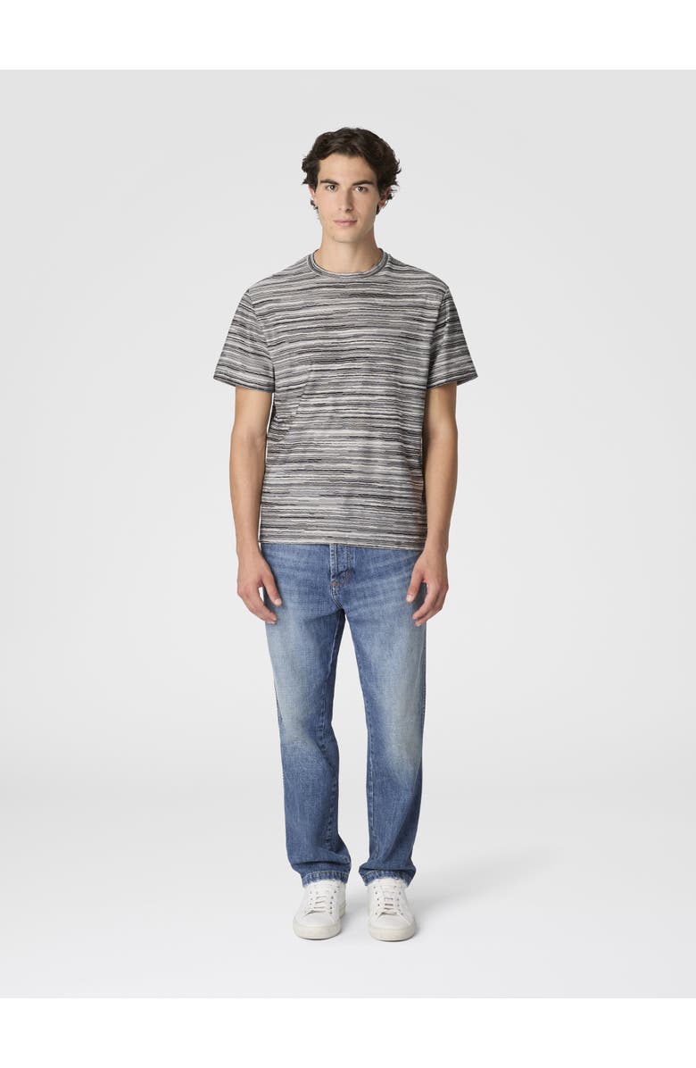 Missoni T-shirt With Flame And Zigzag Pattern, Alternate, color, Grey