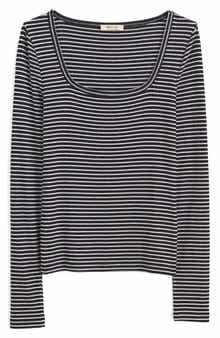Madewell Square Neck Long Sleeve Top