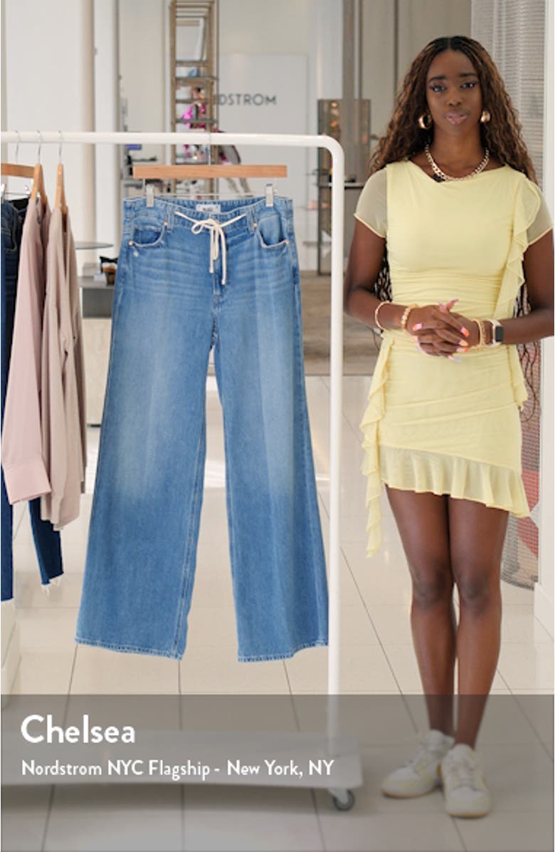 Zoey Tie Waist Wide Leg Jeans