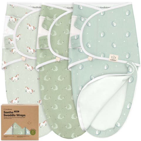 3-Pack Soothe Zippy Swaddle Wrap