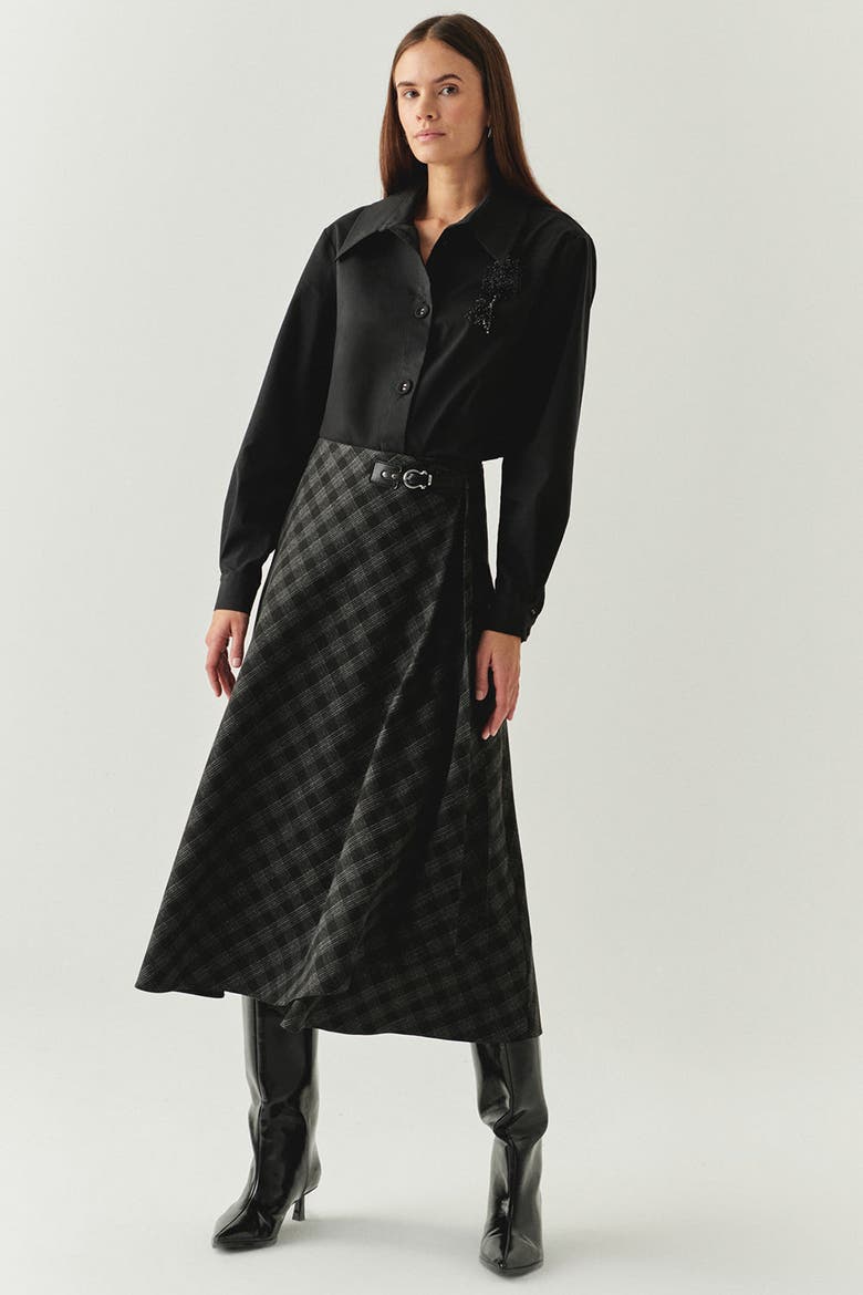 Scarlette A Line Skirt, Main, color, ANTHRACITE
