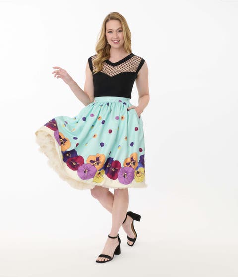 Printed Woven Gellar Skirt