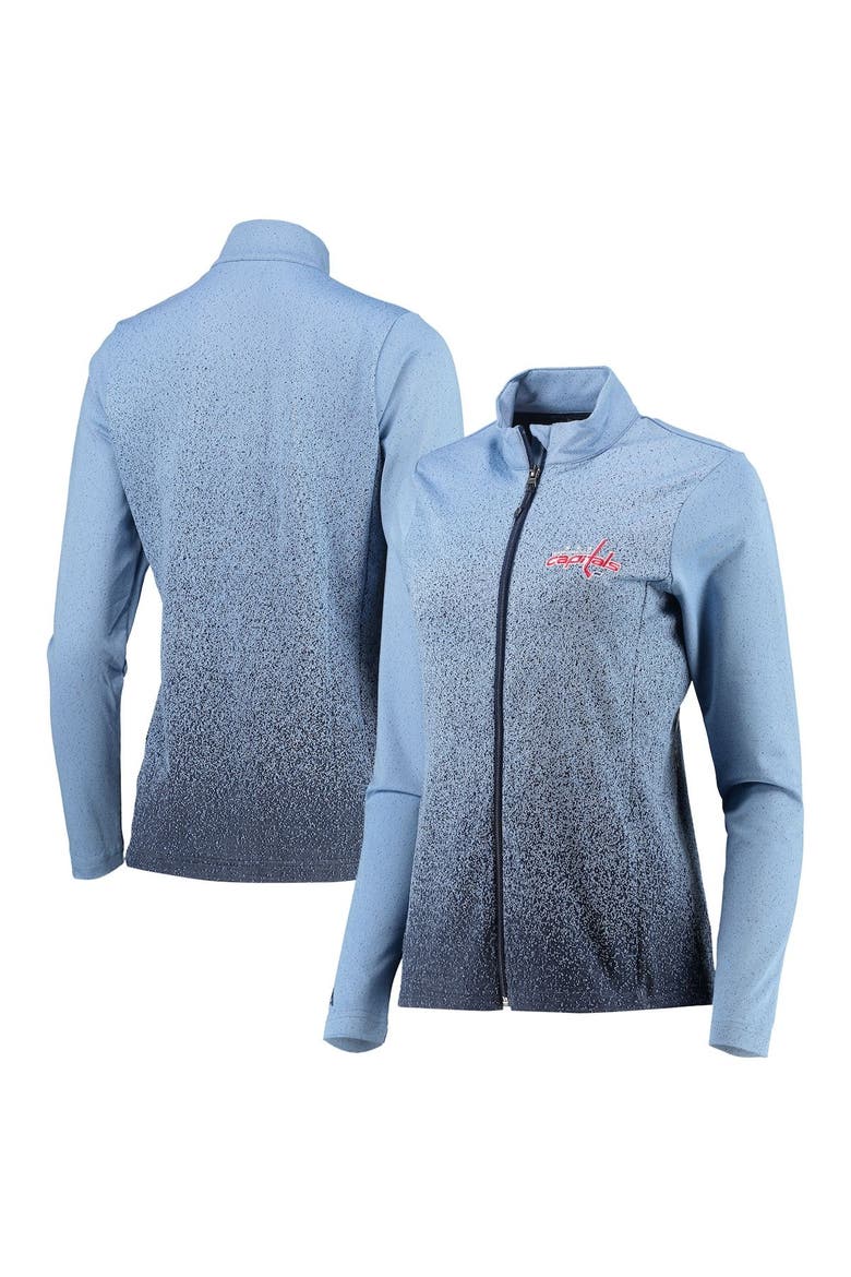 Women's Antigua Royal/Navy Washington Capitals Guide Desert Dry Full-Zip Jacket, Main, color, Blue