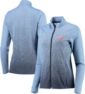 ANTIGUA Women's Antigua Royal/Navy Washington Capitals Guide Desert Dry Full-Zip Jacket