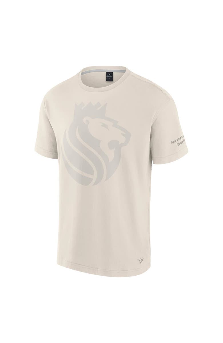 FANATICS Men's Fanatics Cream Sacramento Kings Elements Iconic T-Shirt, Alternate, color, 