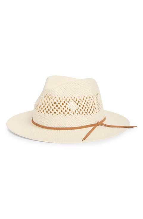 Packable Straw Fedora