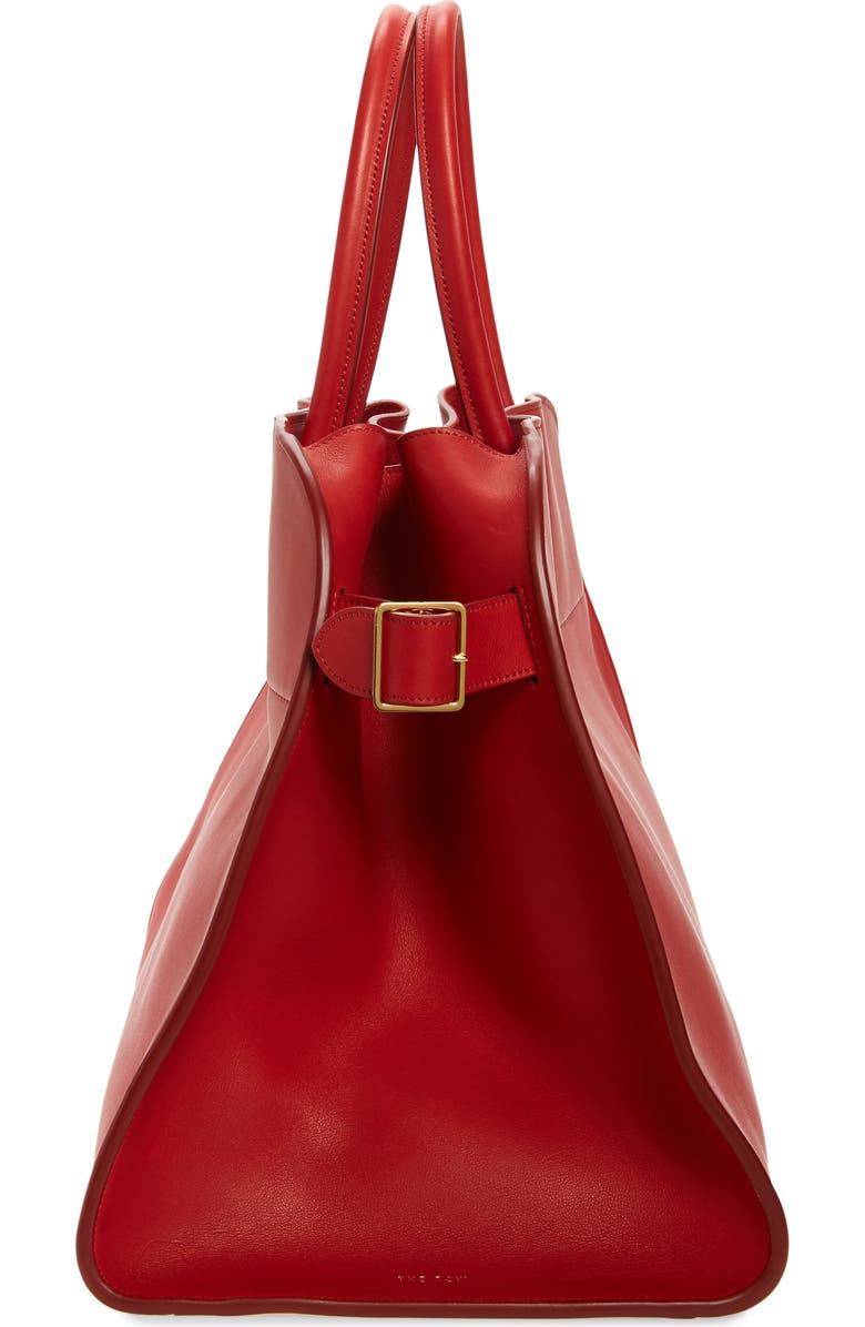 The Row Margaux 17 Leather Bag, Alternate, color,