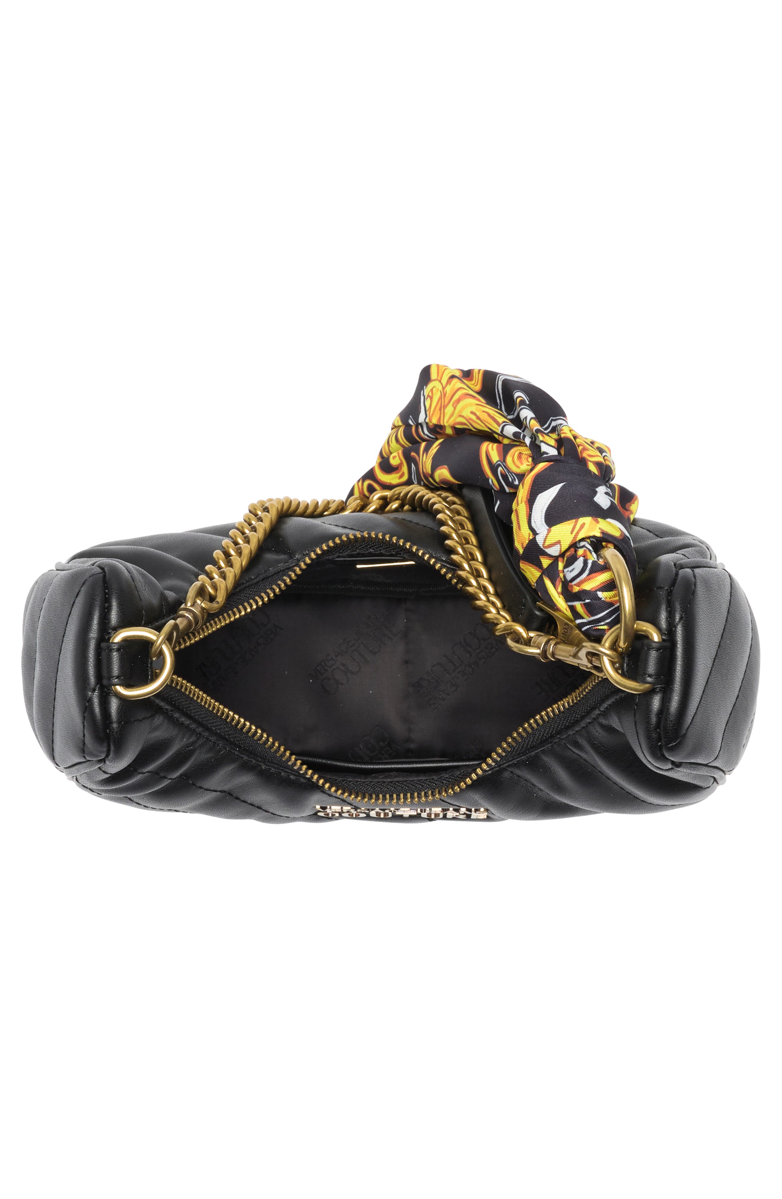 Versace Quilted Shoulder Bag, Alternate, color, 