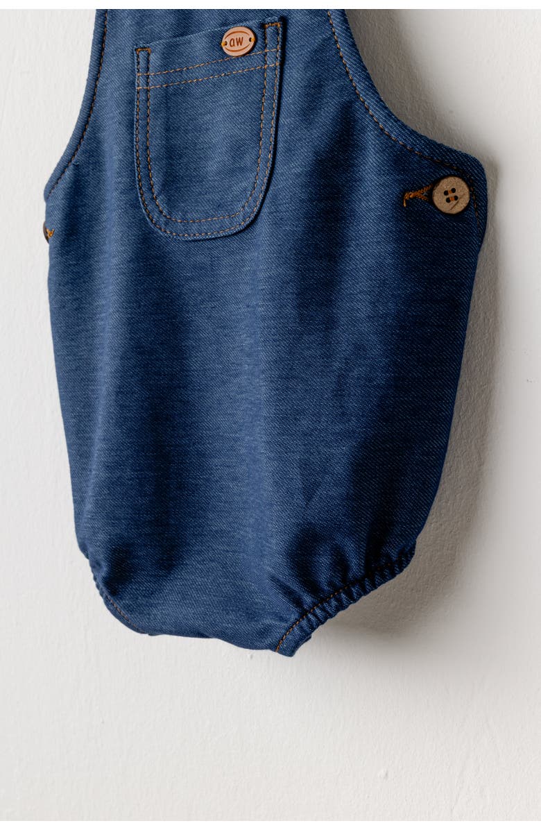 Andy Wawa Casual Pocket Romper, Alternate, color, Indigo